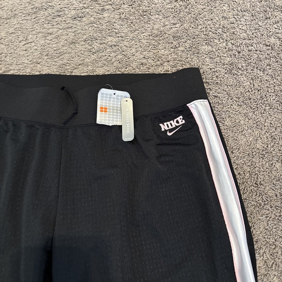 NWT VTG Nike Y2K Girls 14-16 Low Rise Flared Pink Striped Pants‎ Size XL - Picture 2 of 6